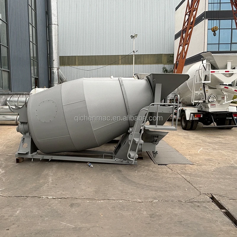 Customizable 5 cubic meters rotating concrete mixing drums Good Price Hot sale