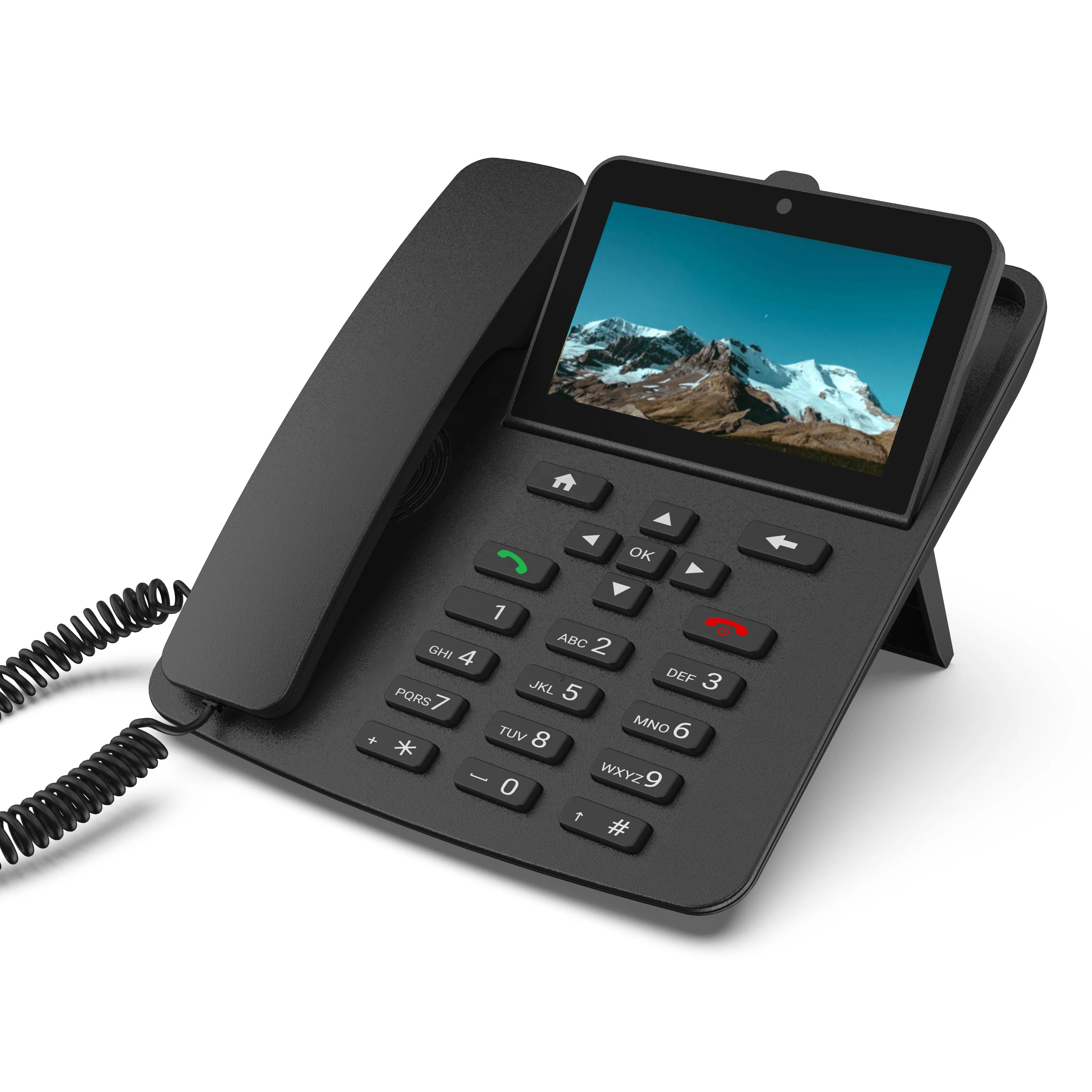 SIM Phone Calls Do Not Affect Each Other Android Video WiFi Fixed Desk Telephone