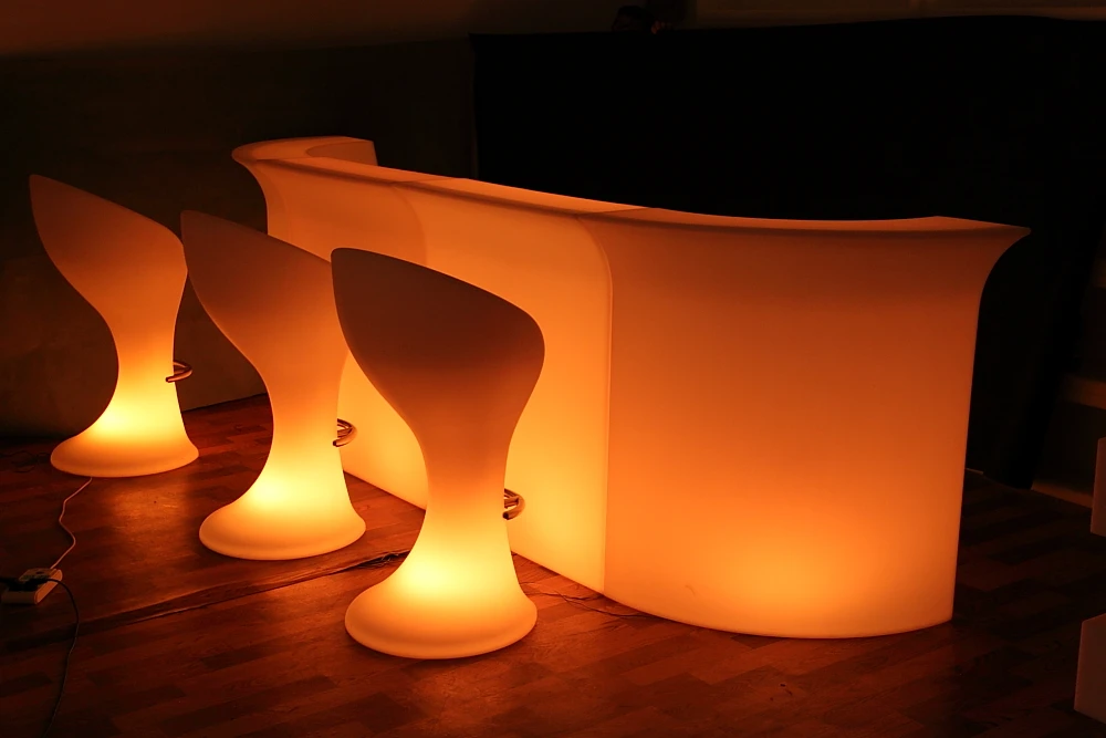 bar counter, Led Light bar furniture bar counters design, led plastic bar counters