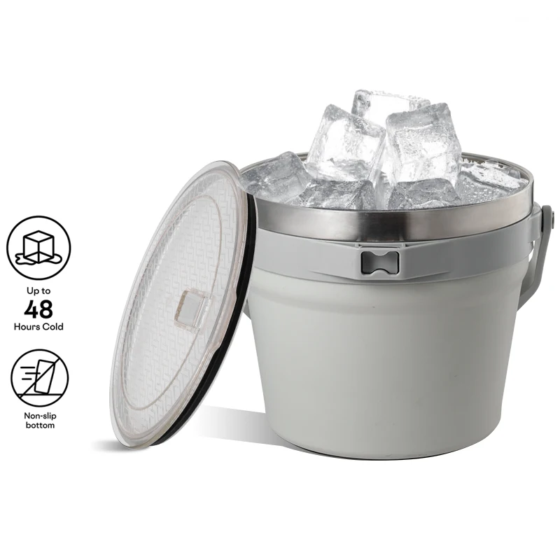 7L Small Cooler Box Portable Outdoor Camping ice bucket Can Beer Wine Drink Storage Container