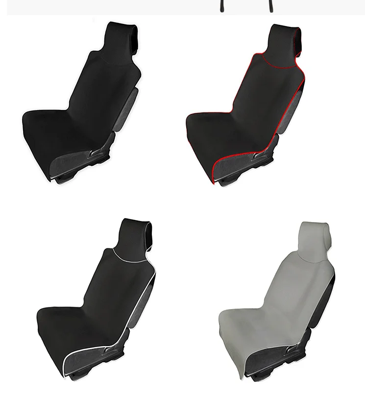 Factory wholesale seats High quality black two-color adjustable pet waterproof seat covers neoprene car seat covers