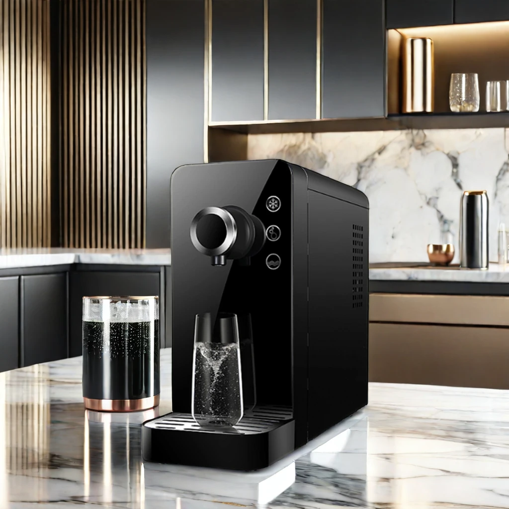 Puretal заводская цена коммерческая и бытовая содовая электрическая нержавеющая сталь настольная установка холодного типа