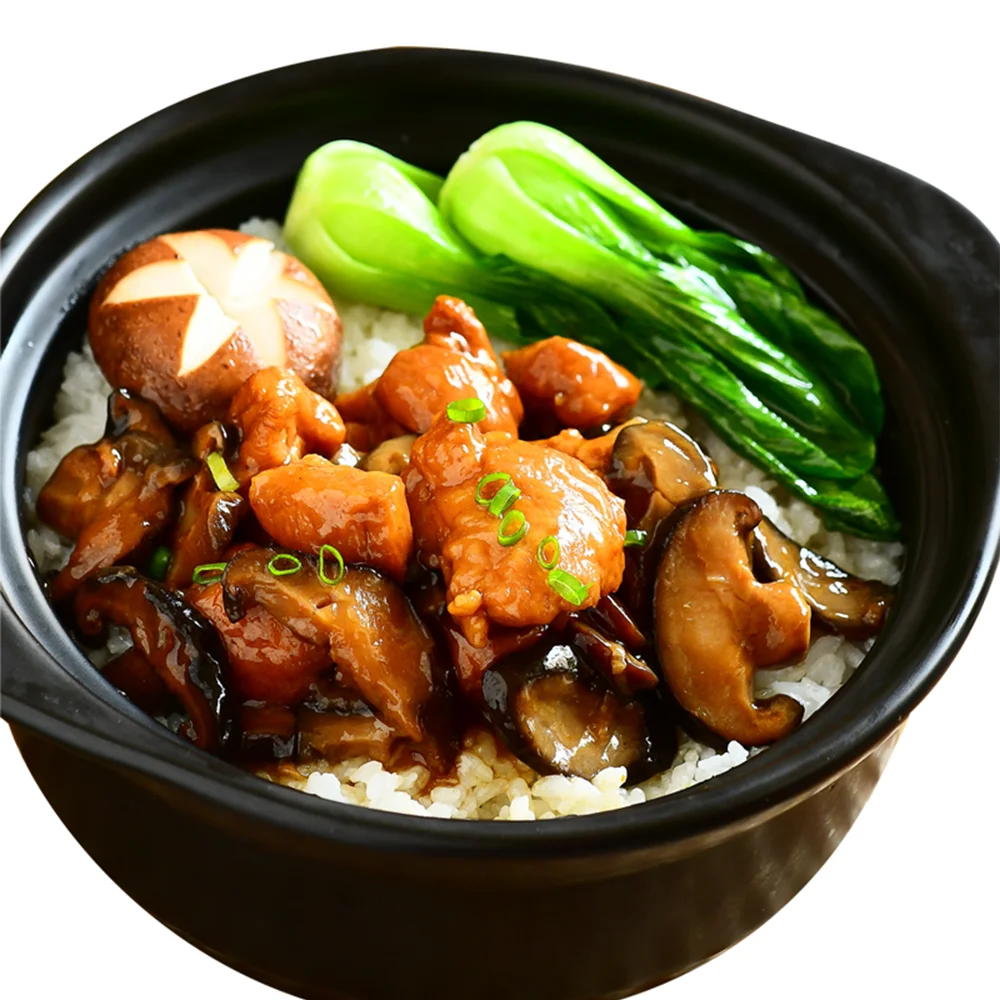 Оптовая продажа, Китайская традиционная еда с подогревом, мгновенная замороженная еда, грибы, курица подходит для ресторана