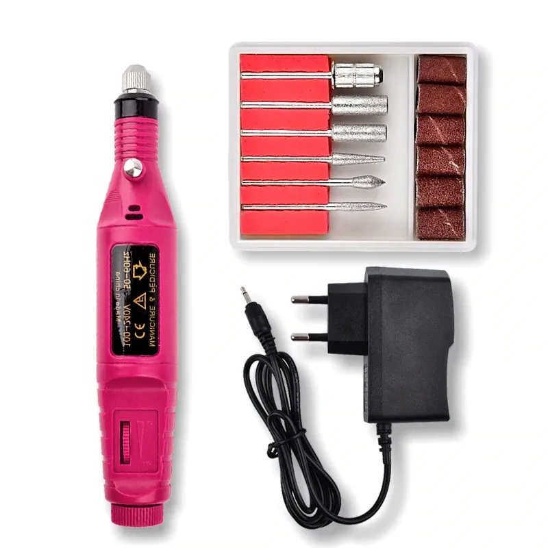 File Kit Electric Manicure Pedicure Acrylic Portable Salon Machine pen shape nail drill (62385907383)