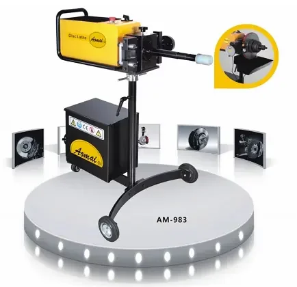 On&Off Working Brake Disc Lathe Grinding Disc Machine Brake Disc Machine Am983 On&Off Brake Disc Cutting Machine Dual-Function