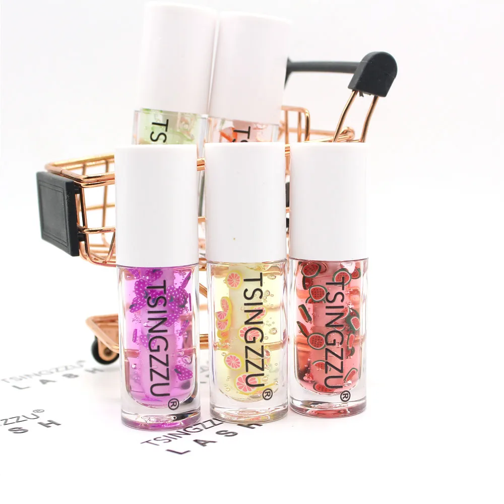 Private logo custom-made fruit transparent lip oil lip gloss moisturizing
