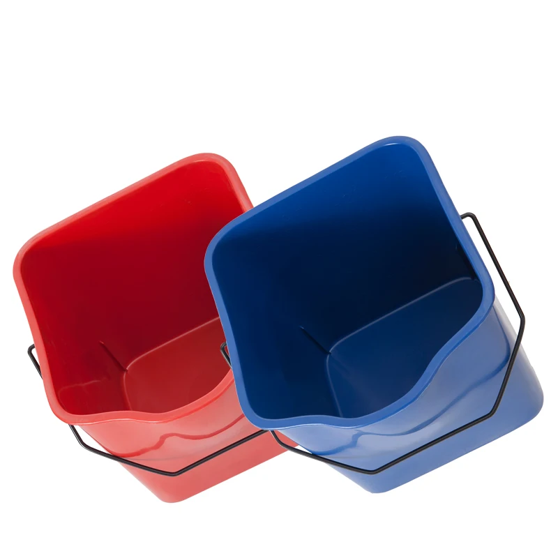 60L Professional Cleaning Trolley Double Bucket With Wringer Mop Wringer Wholesale