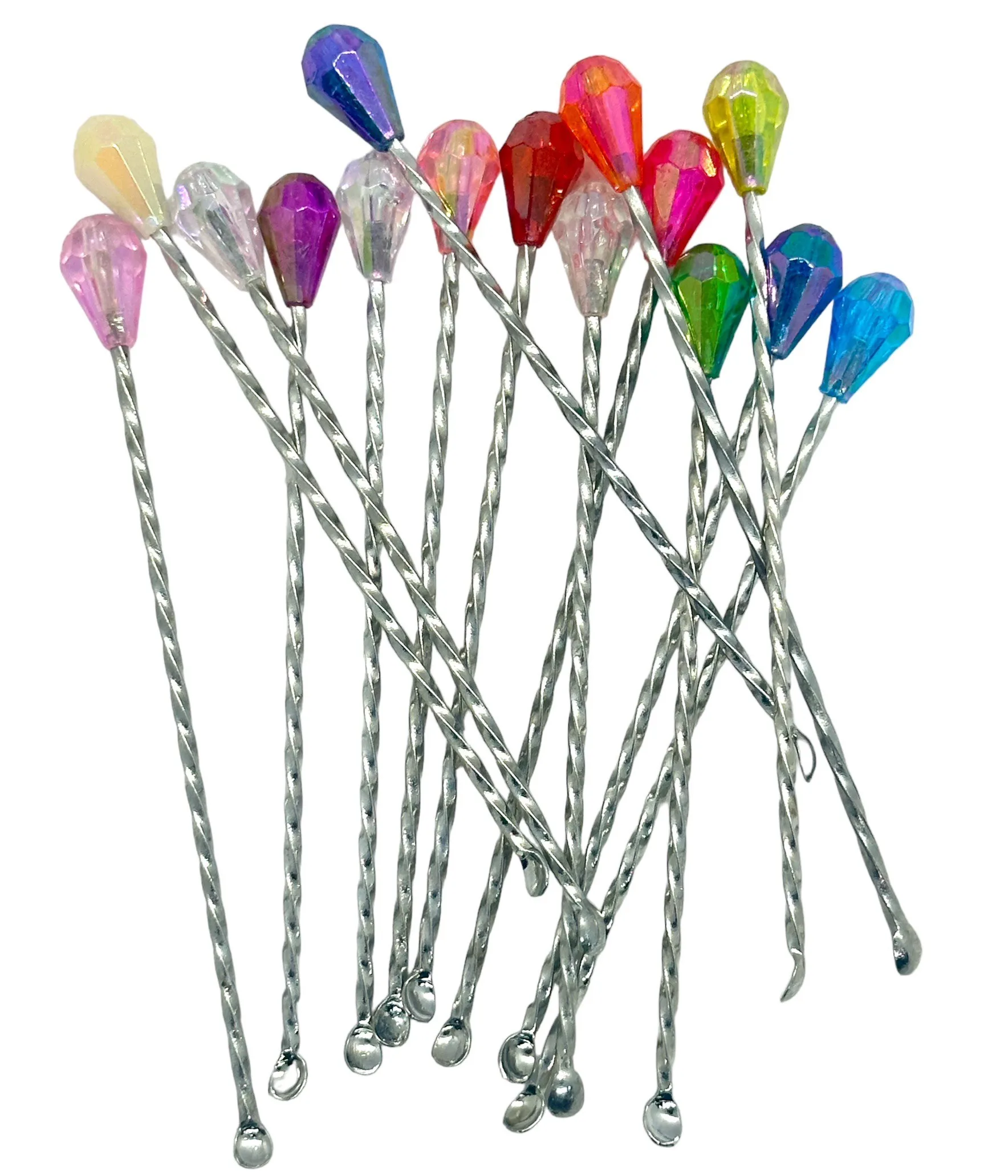 The Pearl Color Pattern Ear Cleaning 12 Pcs Ear Pick Spoon Wax Removal Kit Ear Portable Handmade Premium