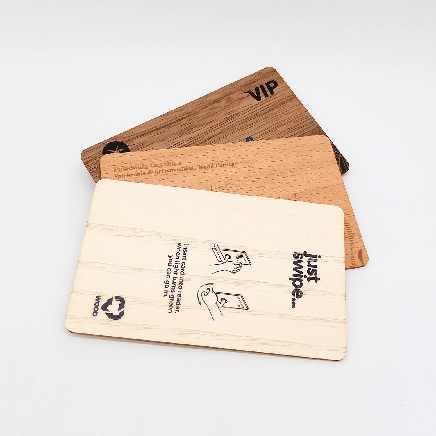 Индивидуальная деревянная RFID-карта с чипом 13 56 МГц 1k