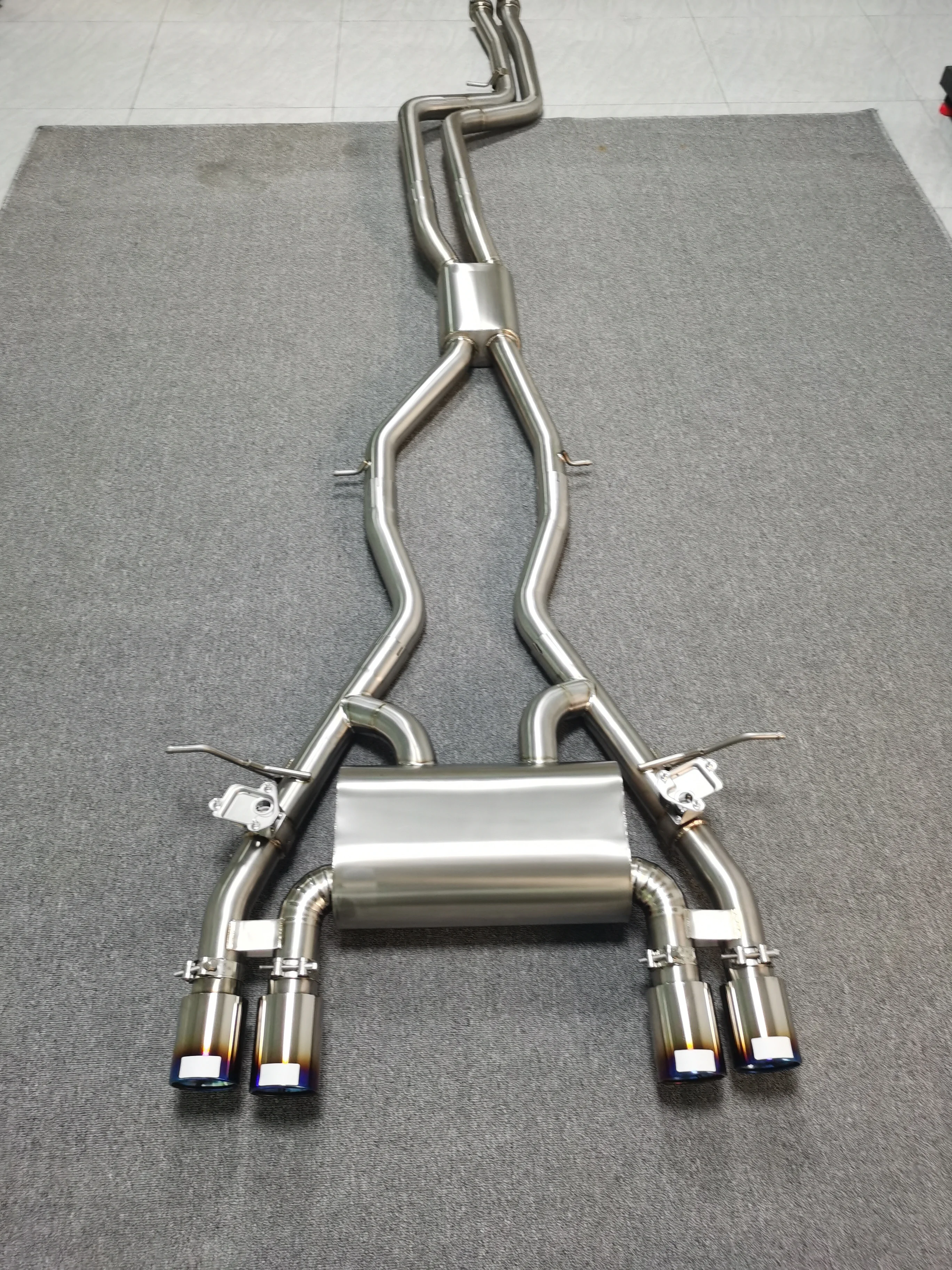 Titanium exhaust muffler exhaust of B*W F8X F80 F82 M2  M3 M4 catback exhaust