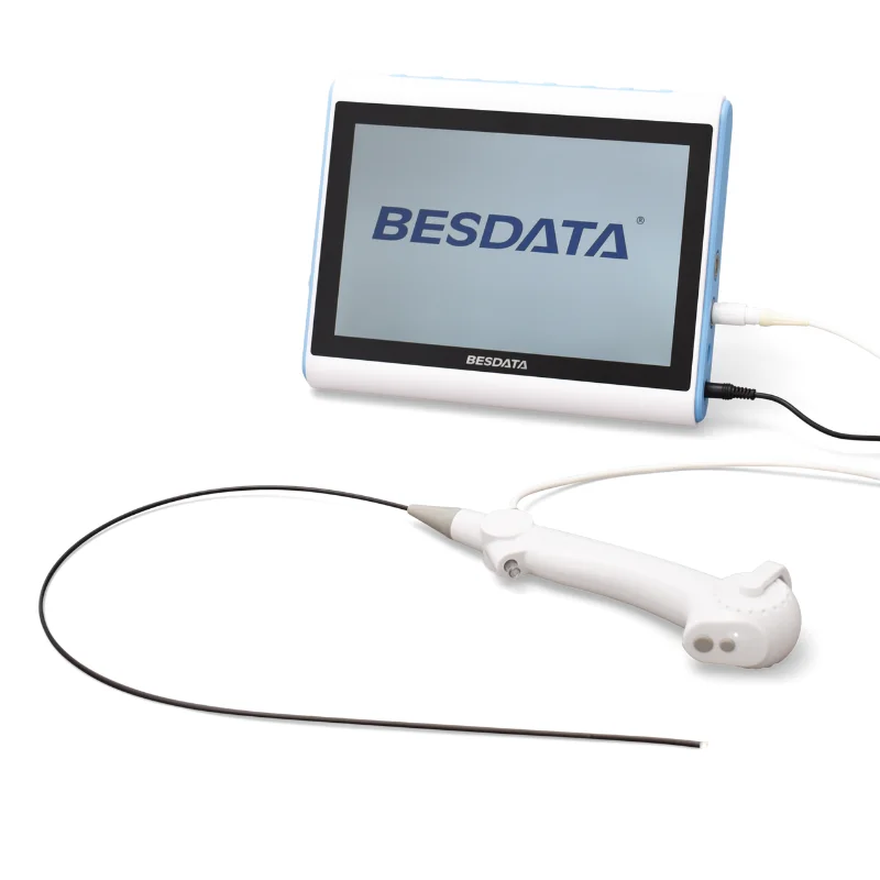 BESDATA 2023 new disposable flexible ureteroscope portable HD endoscope image processor