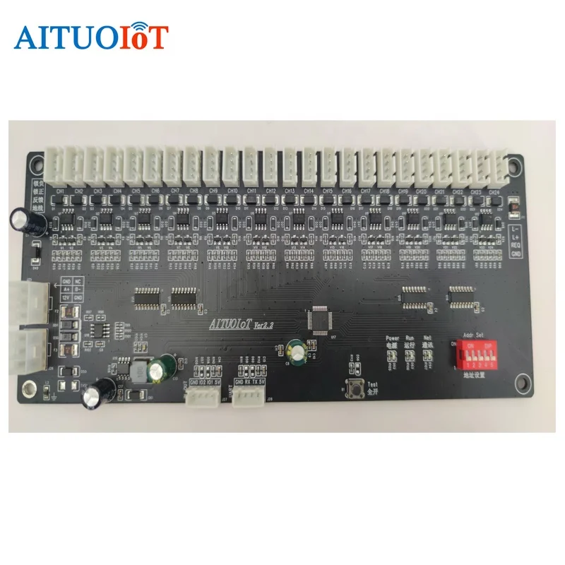 24 CH Port Lock Board with Led Light or UV Light Function the PCB Board for Smart Locker