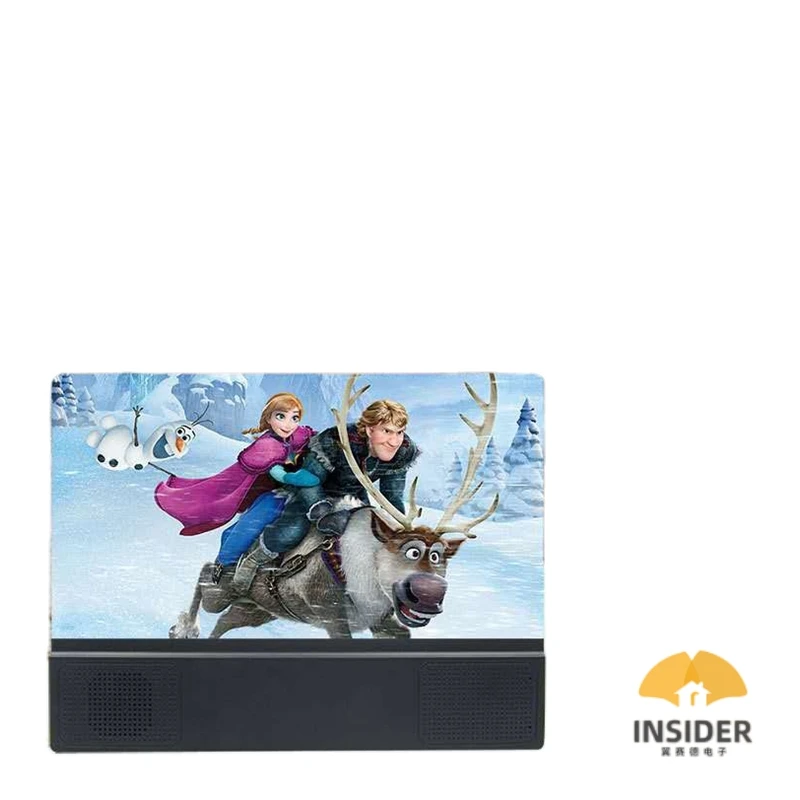 Увеличенное стекло увеличительное новейшее определение увеличенное 3D видео держатель для рабочего стола поставщик Hd усилитель экрана мобильного