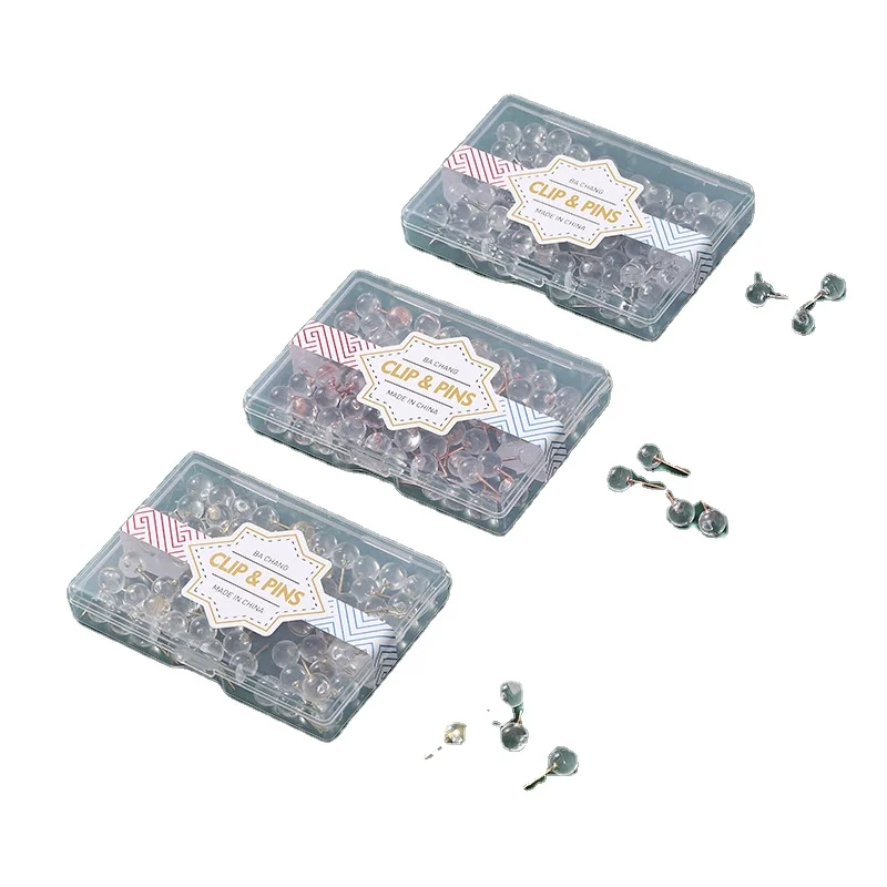 Прозрачная золотая коробка для ногтей, пробочная доска, розовое золото, Pushpin, фото, настенный пресс для ногтей, оптовая продажа