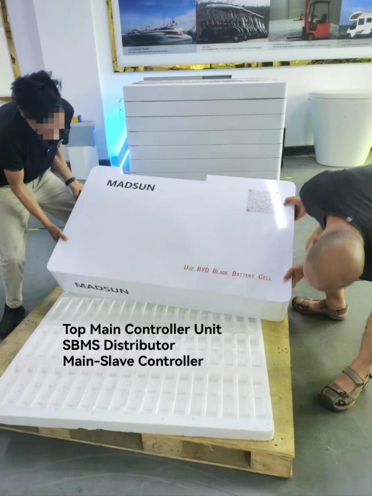 Madsun высоковольтный источник питания 500 В система постоянного тока 70 кВтч 512 138AH 280AH 143kWh 460 256 byd blade Battery HV BMC System