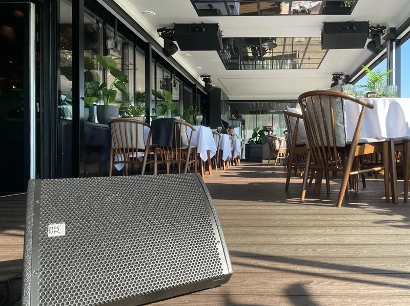 CVR Line Array Speakers Pro Floor Full Range Monitor System