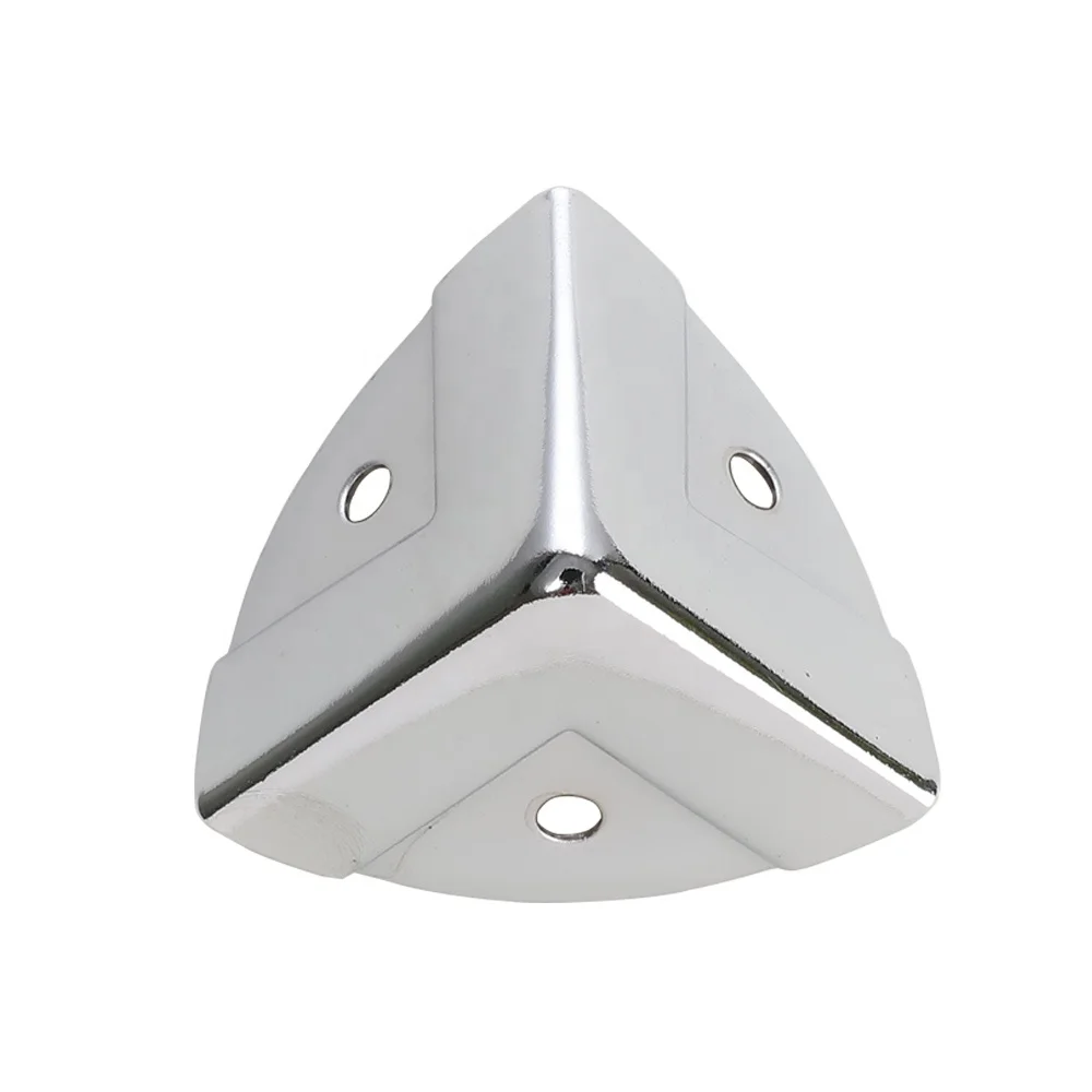 Scalloped triangle corner cabinet corners metal loudspeaker cabinet corners