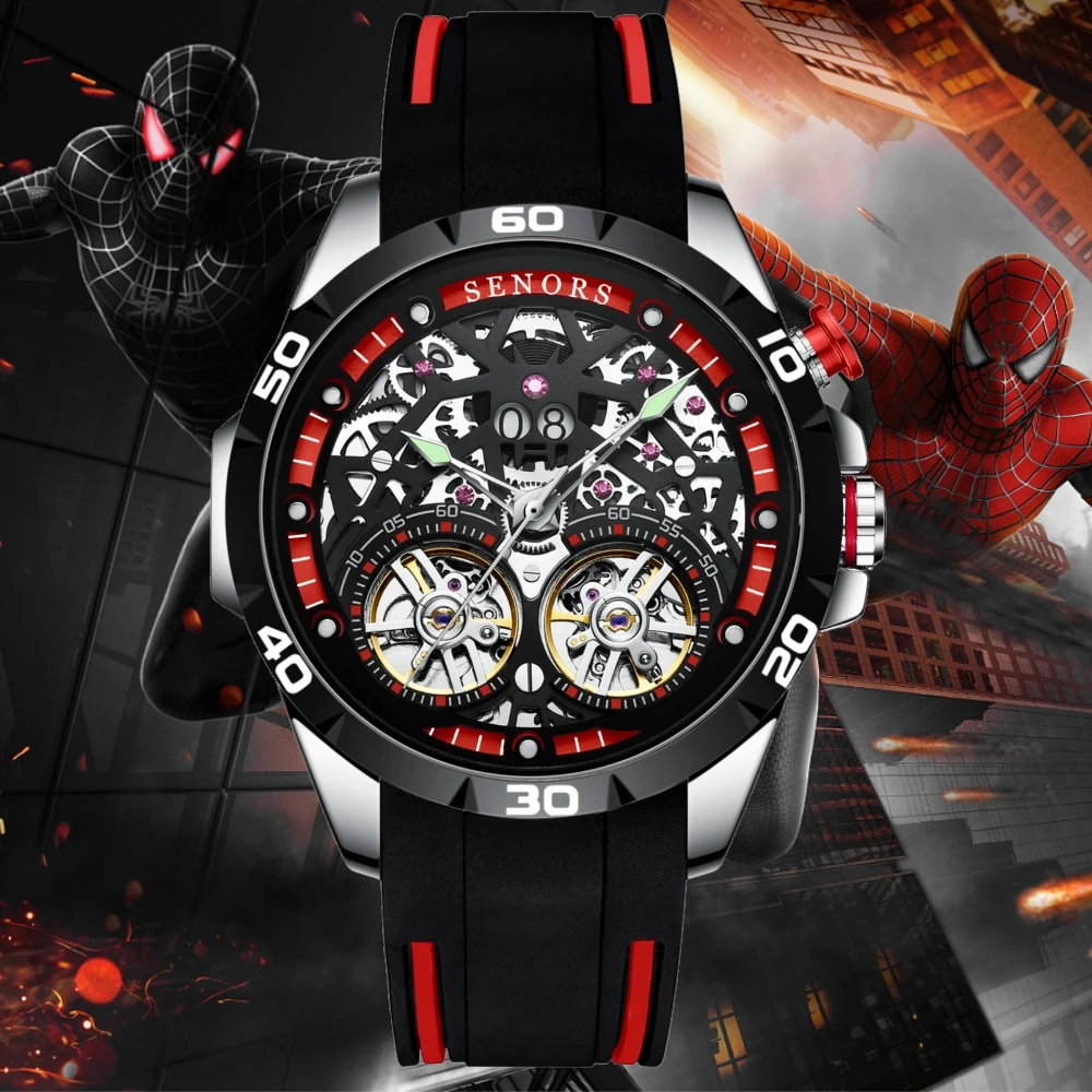 SENORSmens Sport Watch Water OEM/ODM Luxury Hot T Winner OE Automatic Men Watch CHARM Customized Logo Band Power Item
