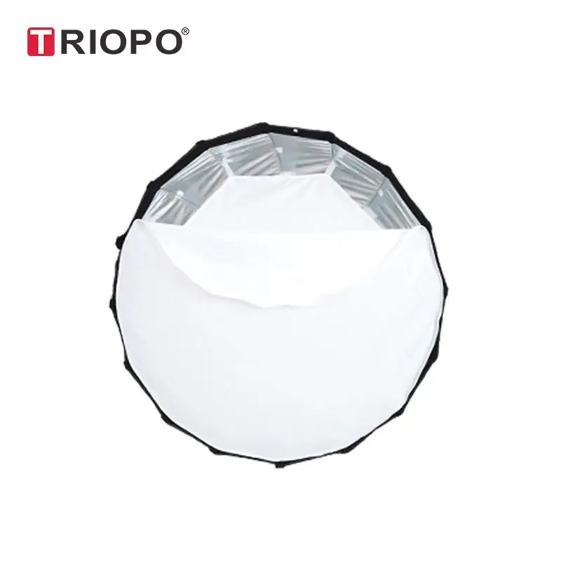 Portable 85 CM Easy Lock Collapsible Silver Beauty Dish Diffuser Speedbox Quick Folding Softbox With Bowens Mount For Studio