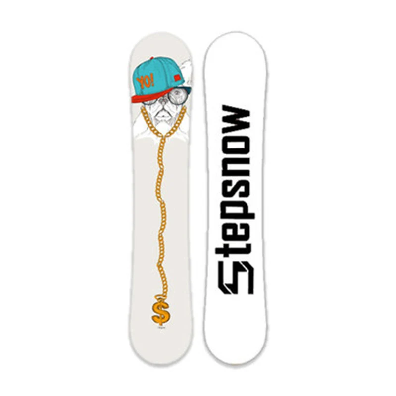 Outdoor snow sports snowboard wood core carbon belt