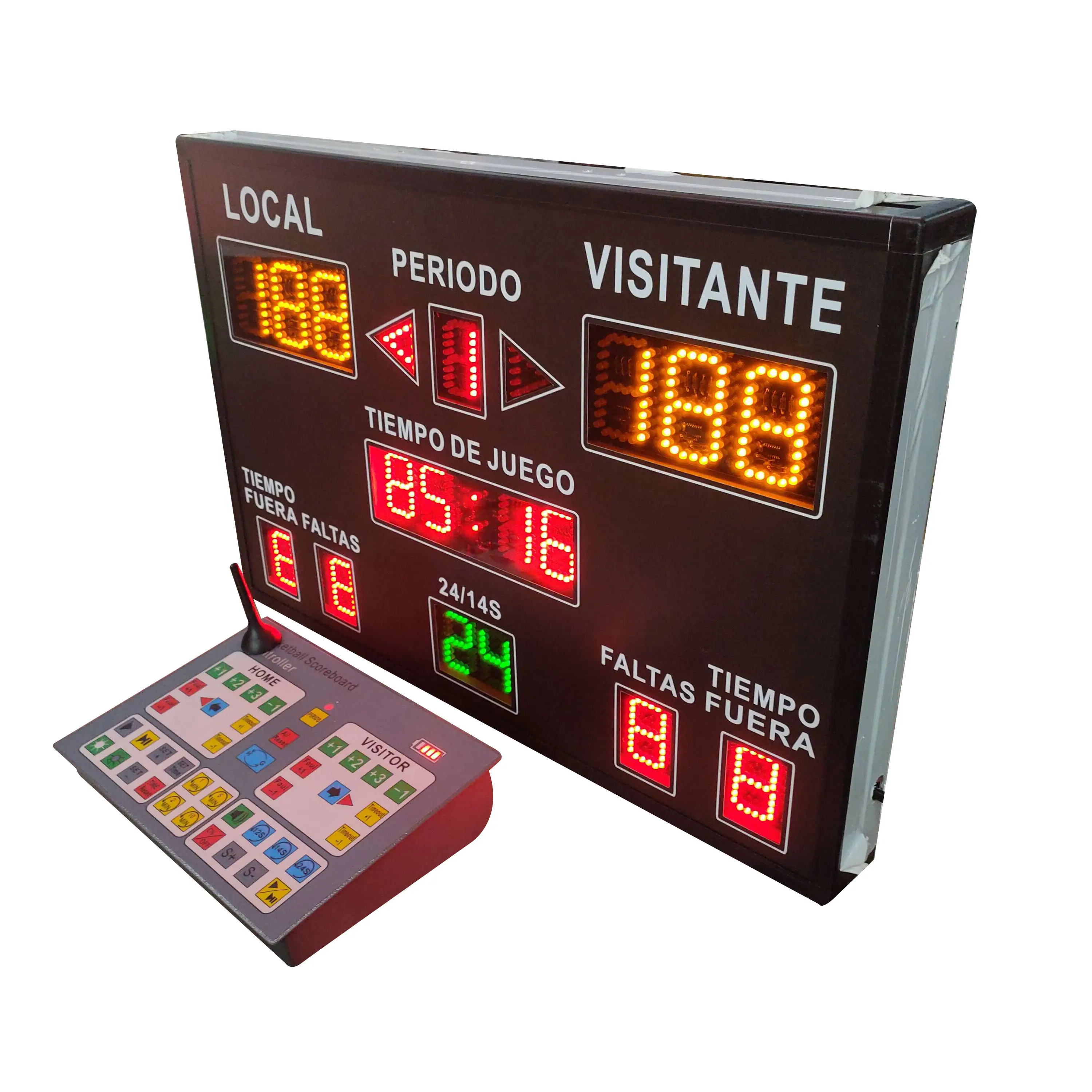 2023 electronic led portable basketball scoreboard from China