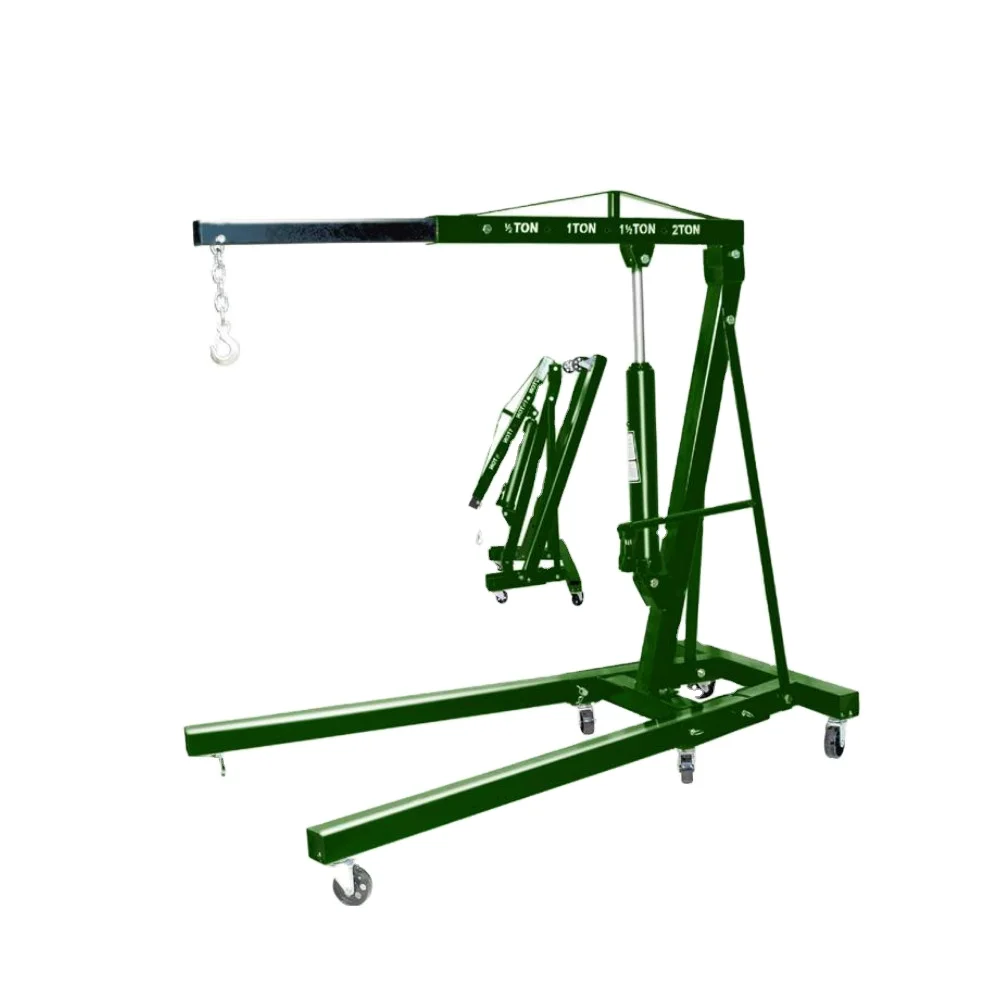 Factory price 3 ton mobile portable car lift mini engine crane