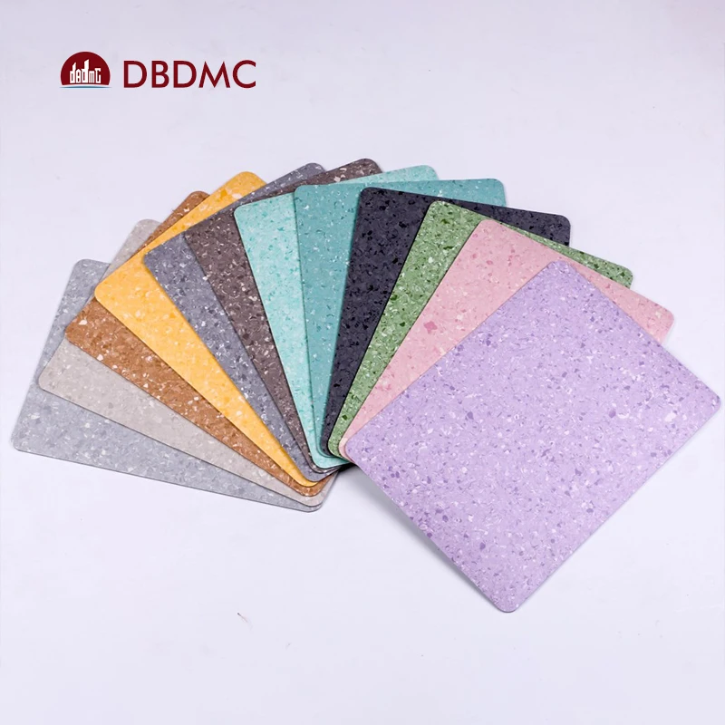 DBDMC Antistatic PVC ESD Homogeneous Vinyl Floor Rolls Indoor Plastic Flooring with PUR Coating for Hospitals/Clinics/Labs