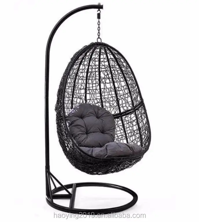 Hot Sale Outdoor hanging Swing Chair outdoor swing rattan chair Hanging Rattan Egg Chair Leisure Wicker Patio Swing