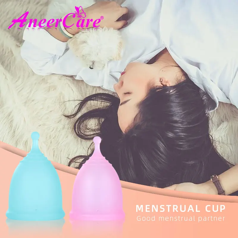 Menstrual cup wholesale custom medical silicone period cup reusable.
