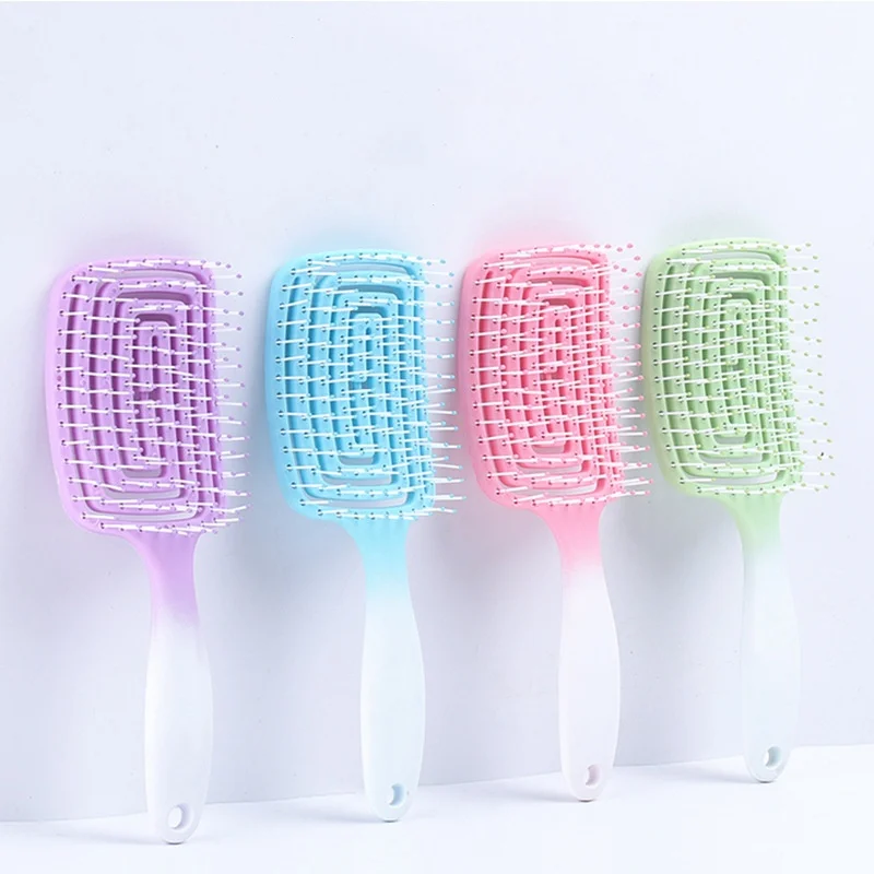 Hollow massage scalp meridian air cushion household ladies special smooth hair Rib Comb