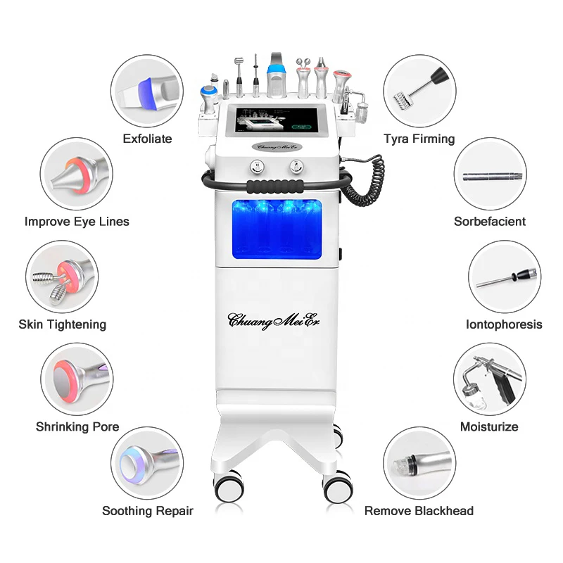 Professional 10 In 1 Hydro Oxygen Facial Water Peel domestos aqua Dermabrasion Hydrabrasion Machine Hydrodermabrasion Machine