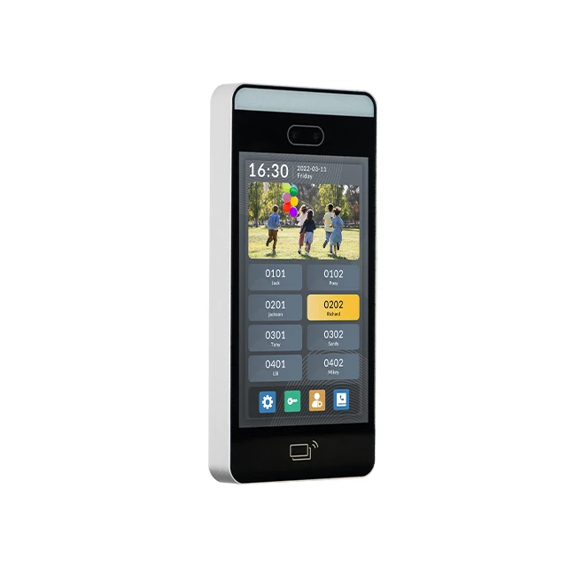 Ip System 8 Inch Full Touch Screen Video Door Phone Professional Apartment Building Video Intercom With 7 Inch Indoor Monitor