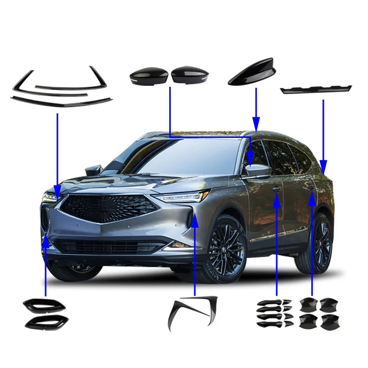 Углеродное волокно в стиле экстерьера улучшенное украшение отделка для Acura MDX 2022-2025 аксессуары