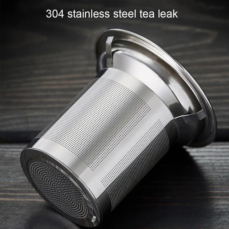 Resistant Glass Teapot with Stainless Steel Infuser and Lid Stovetop Safe Loose Leaf Tea Maker Glass Tea Kettle