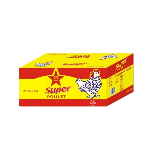 HALAL natural 10g chicken seasoning cube bouillon cube stock soup cube for cooking