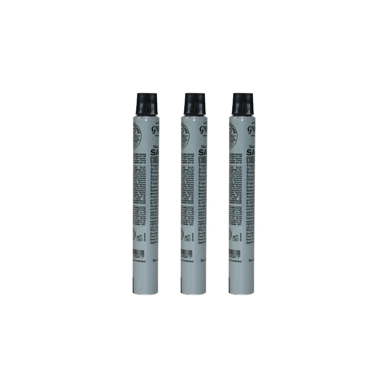 100% Recyclable Hot Sale  Dia16mm Empty  Offset Printing Metal Cylinder Lip Balm Tube Eye Cream Tubes