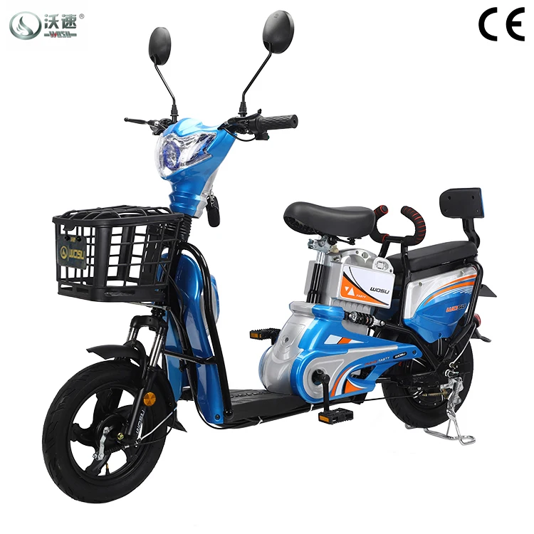 350w Brushless Motor Bright Headlights Powerful Battery Life Electric Carbon Bicycle