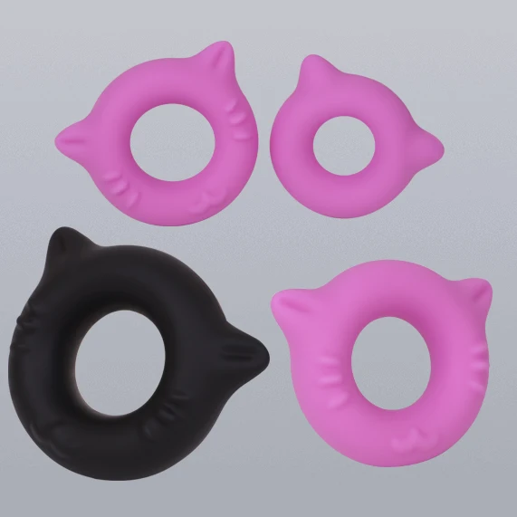 FUXI Penis Ring Silicone Semen Lock Ring Delay Ejaculation Adult Erection Sex High Elasticity Time Lasting Cock Ring