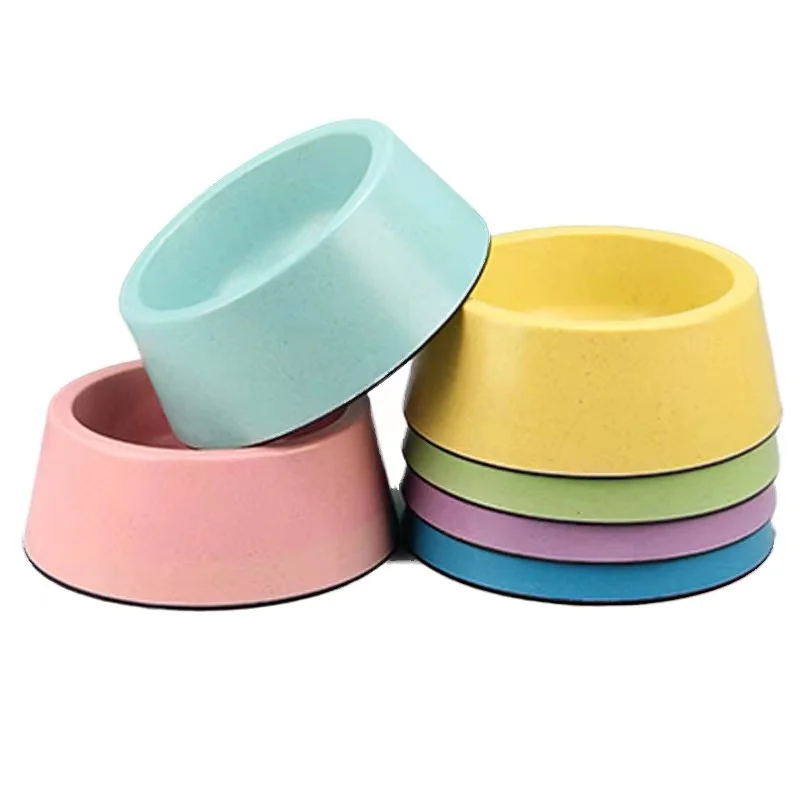 Amazon Hot Sale Bamboo Fiber Feeding Supplies for Small Dog Pets Feeder Food and Water for Dogs and Cats