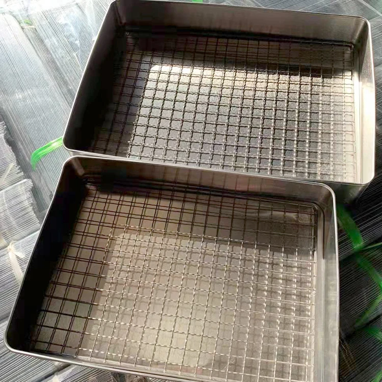 Нержавеющая сталь одноразовые барбекю гриль проволочная сетка