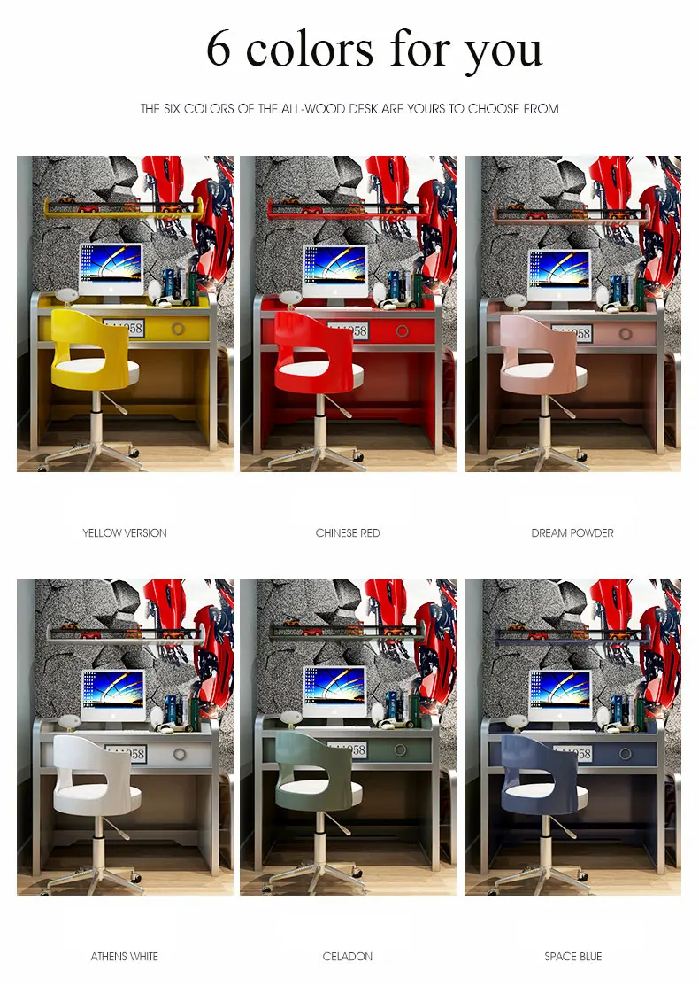 Height Adjustable children table and chair Large Storage Children Study Desk Kids Study Table With Storage Drawer