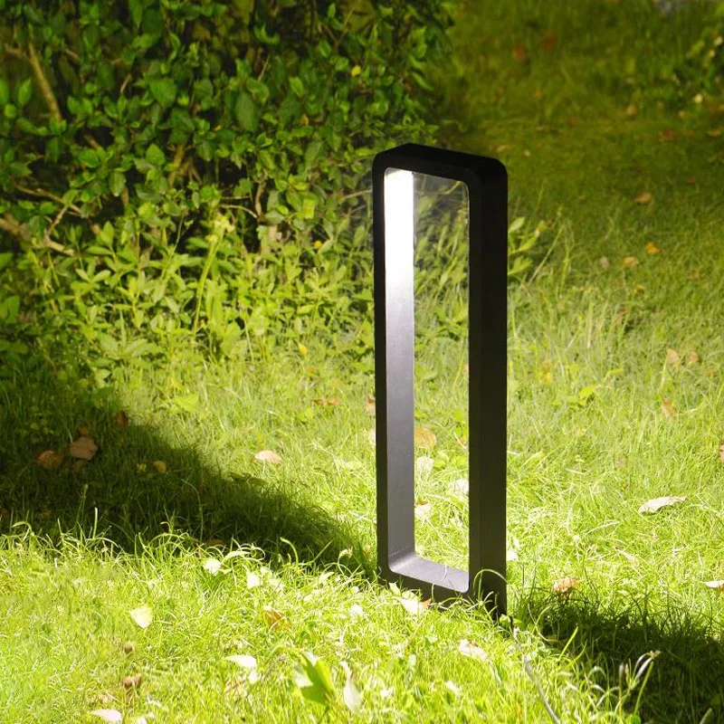 Ip65 Led Outdoor Luxury Garden Lamp Waterproof  Lawn light Modern Landscape 30cm 60cm High Bollard Lighting Manufacturer