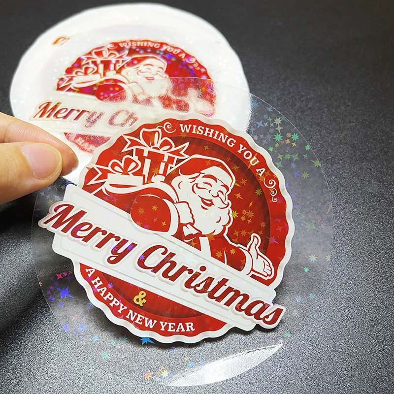 Custom Printing Waterproof Vinyl Stickers Die Cut Label Logo Stickers Adhesive PVC Label Sticker