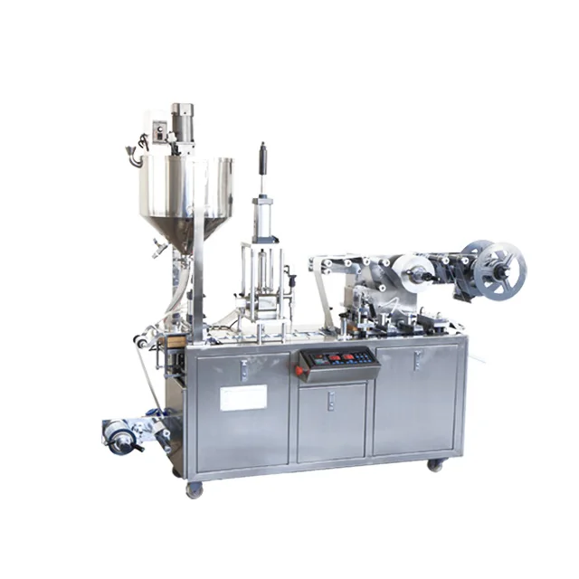 Multi function liquid paste honey butter blister packing machine
