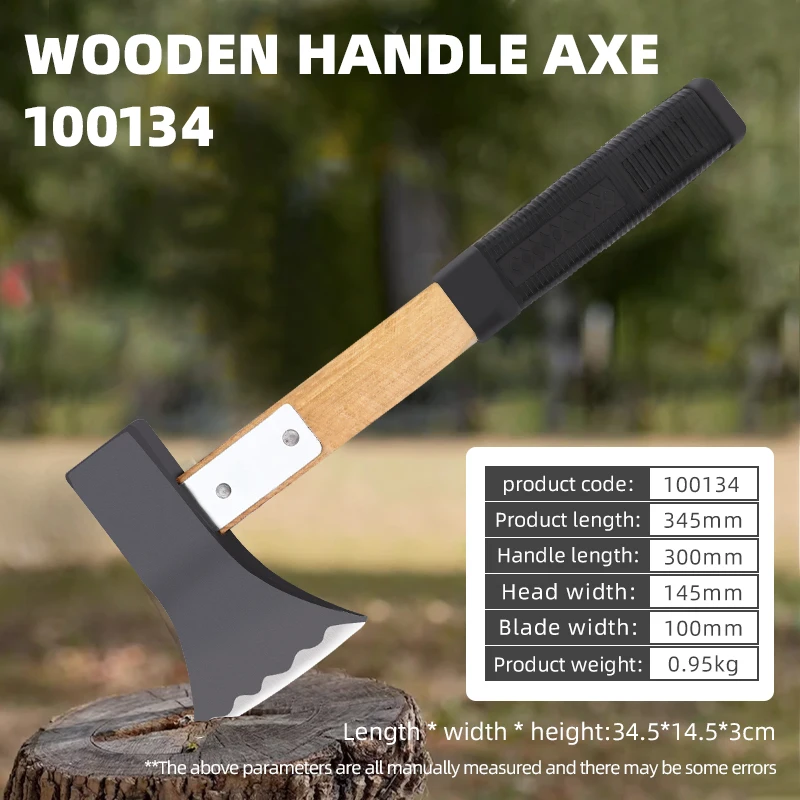 Multifunctional  Steel Hand Axe Industrial Grade Hammer Splitting Outdoor Logging Camping High Carbon Steel Cutting Wood