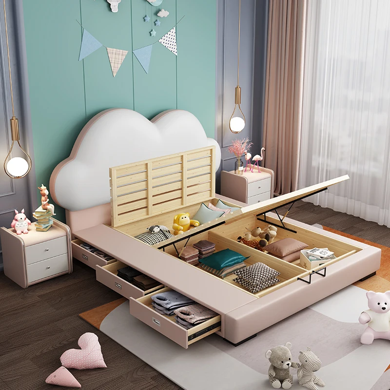 Competitive Price Good Quality Furniture Bedroom Children Comfortable Soft Bed