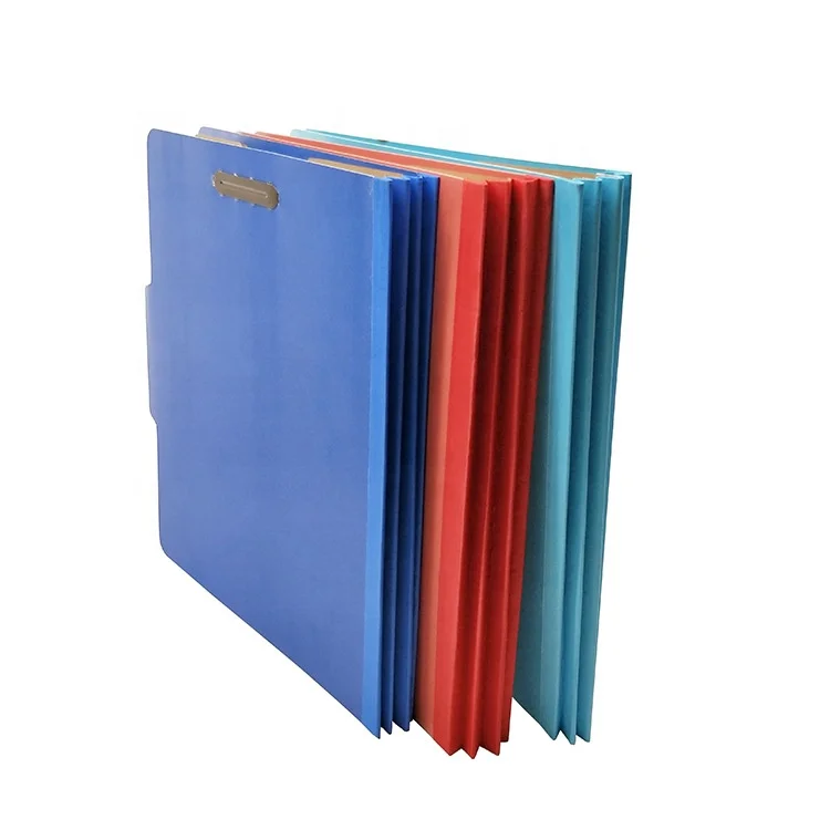 Basics Classification Folder with Fasteners Letter Size Cardboard File Folders