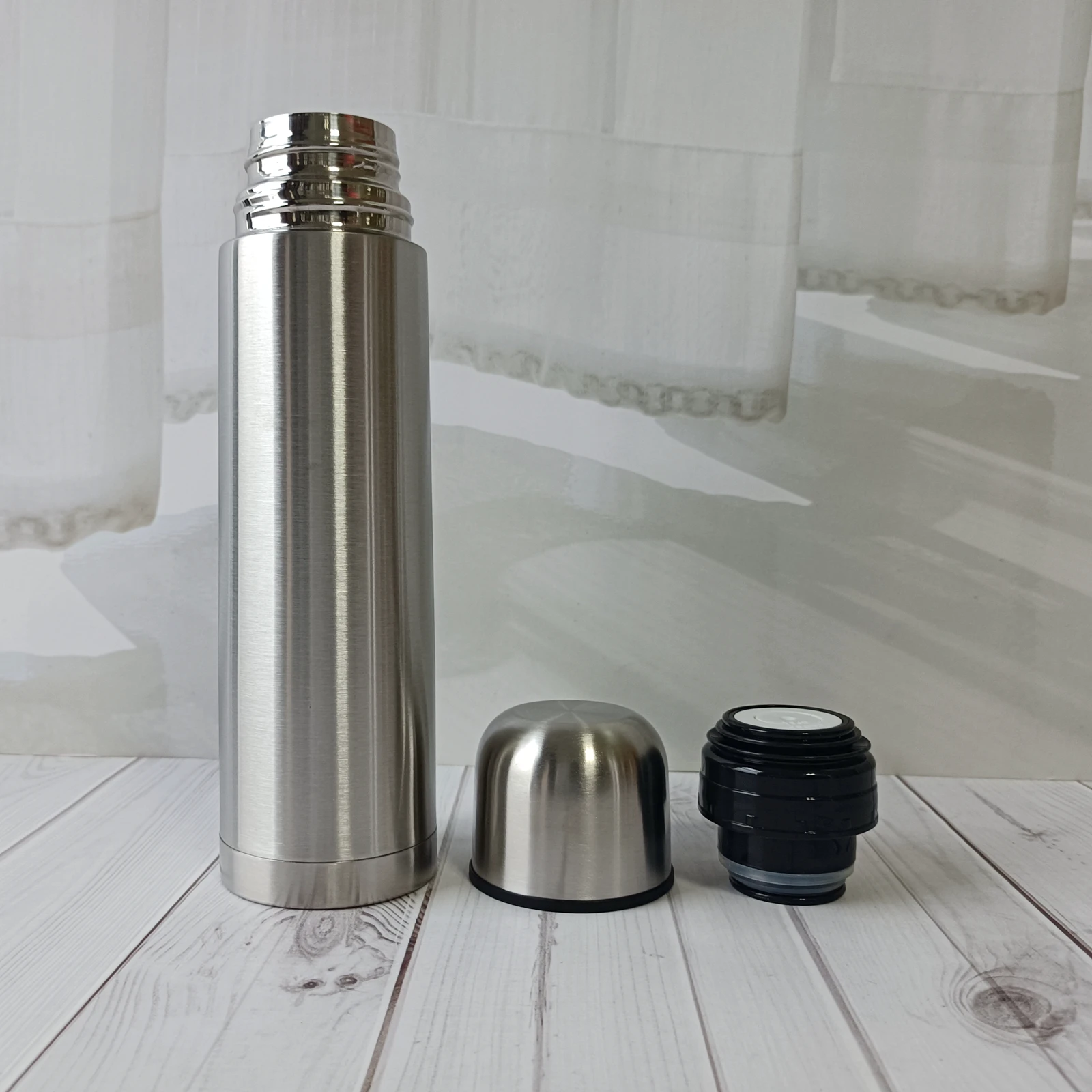 350/500/750/1000ml Bullet Shape Vacuum Bottle Thermos Water Bottle Straight Stainless Vacuum Bottle