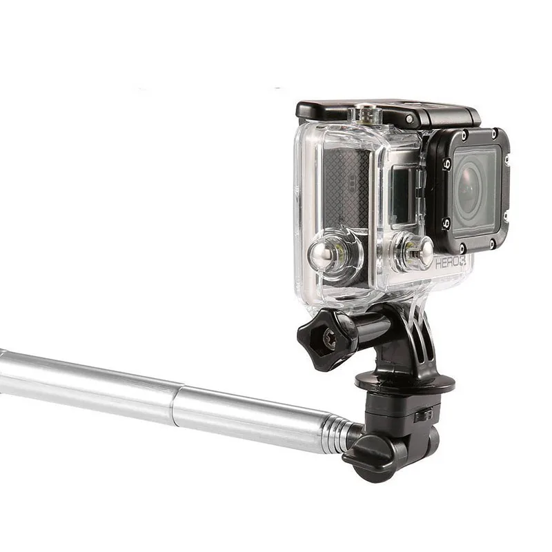 New Hand-Held Extendable Flexible Selfie Stick Tripod Action Sports Camera Pole Go Pro 10 9 8 7 Accessories