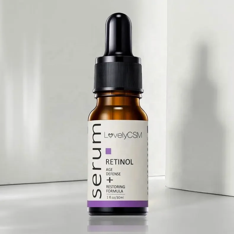 LovelyCSM уход за кожей Чистый органический витамин А С 2.5% Ниацинамид Гиалуроновая Кислота Витамин Е ретинол Сыворотка для лица